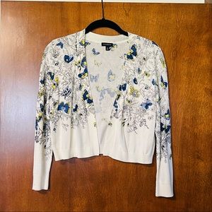 Talbots Long Sleeve Butterfly Cardigan